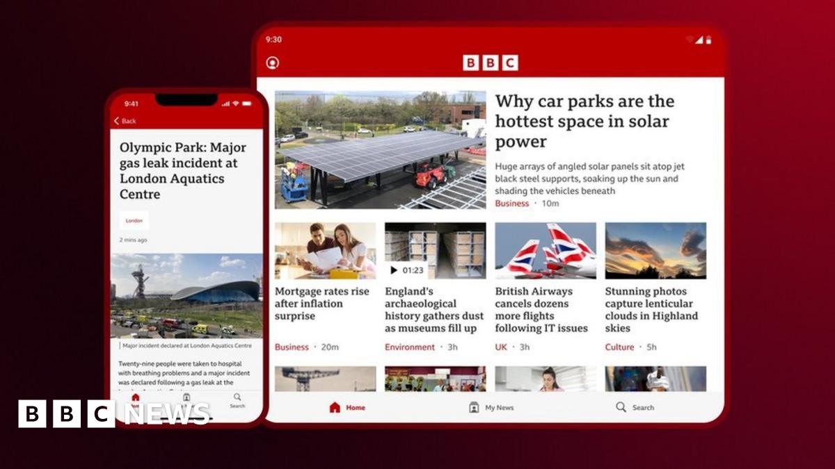 The BBC News app keeps you informed with live and breaking news you can trust