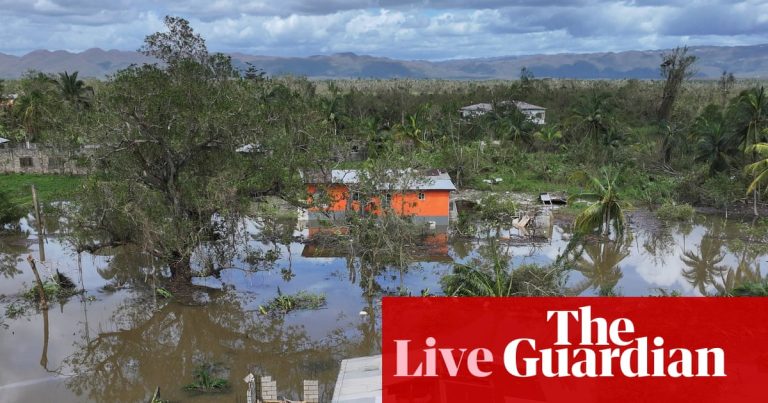 Hurricane Melissa death toll rises as storm wreaks destruction across Caribbean – as it happened