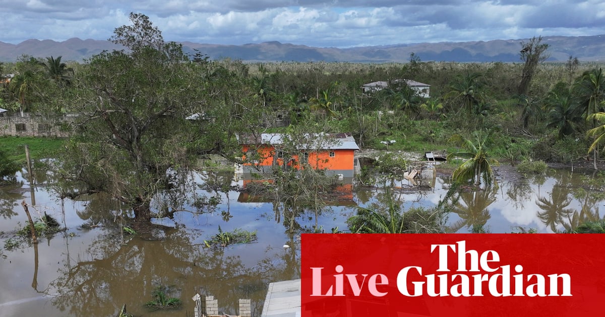 Hurricane Melissa death toll rises as storm wreaks destruction across Caribbean – as it happened