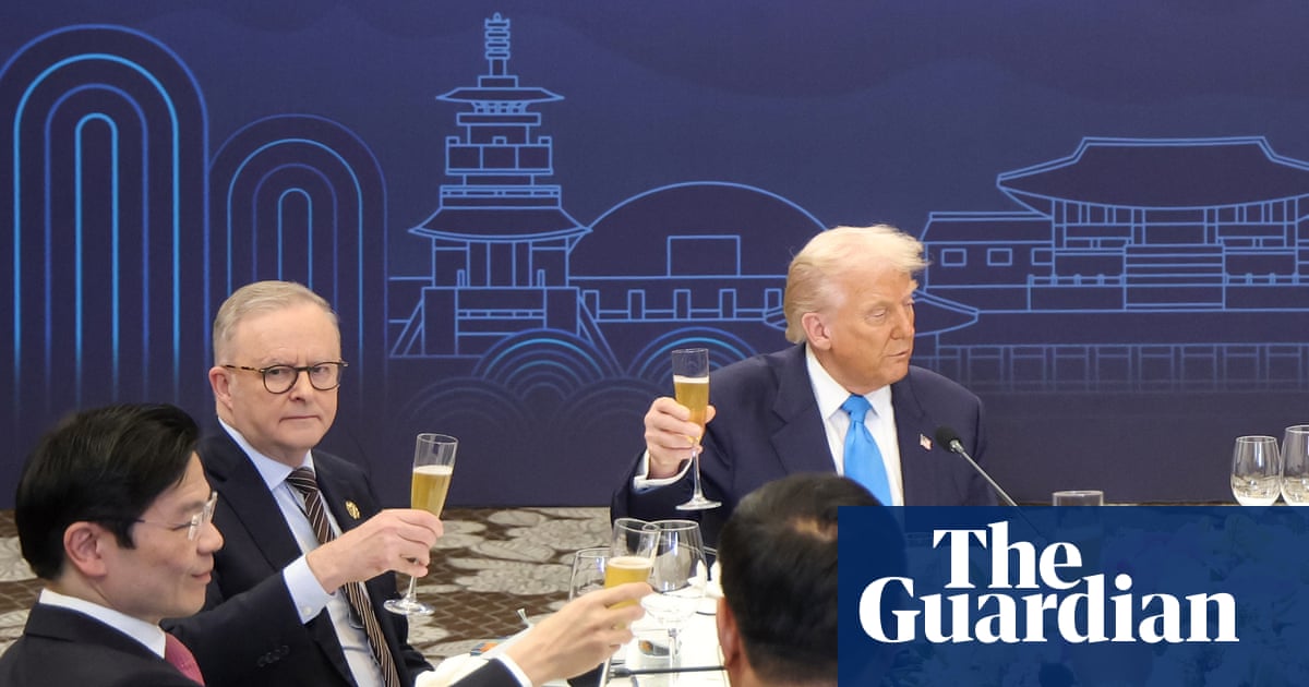 Donald Trump praises ‘great’ Washington meeting with Anthony Albanese as leaders dine at Apec