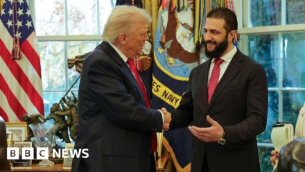 Syria to join coalition to defeat IS group after Trump meeting